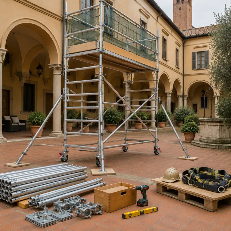 Noleggio di trabattelli a Bologna per hotel eleganti e sicuri